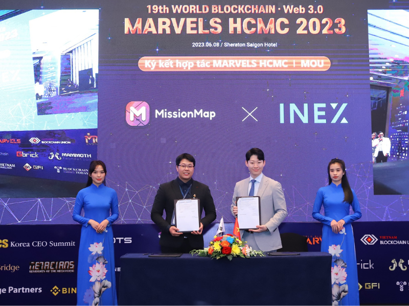 MissionMap and INEX Forge a Strategic Partnership at 19th World Marvels Blockchain Event
